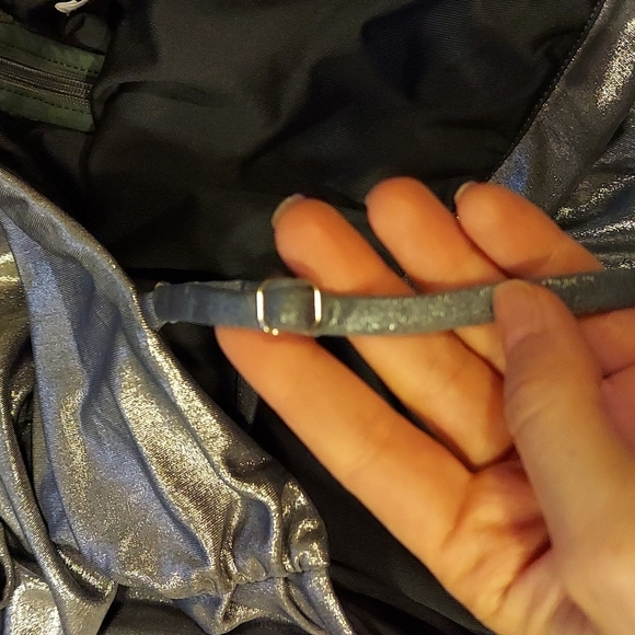 Lovers + Friends Shimmer Jumpsuit Sage Green Small NEW - Picture 11 of 16